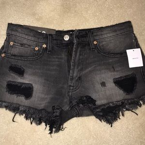 BDG black shorts from urban outfitters